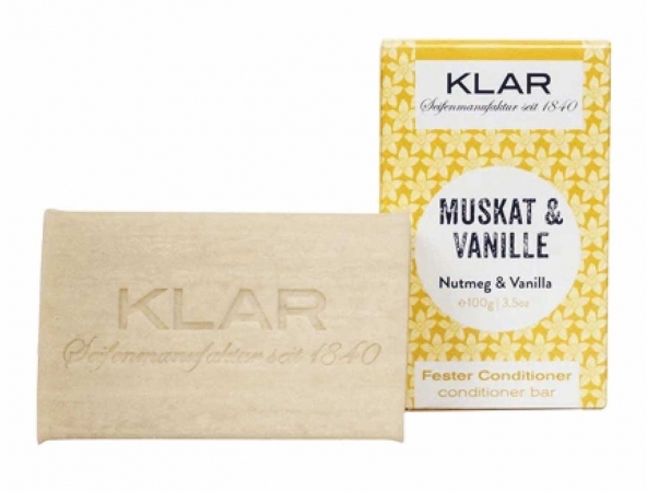 Klar's fester Conditioner Muskat & Vanille